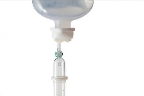 Infusionsl&ouml;sung am Tropf